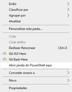 Figura 7 - acessando o PowerShell